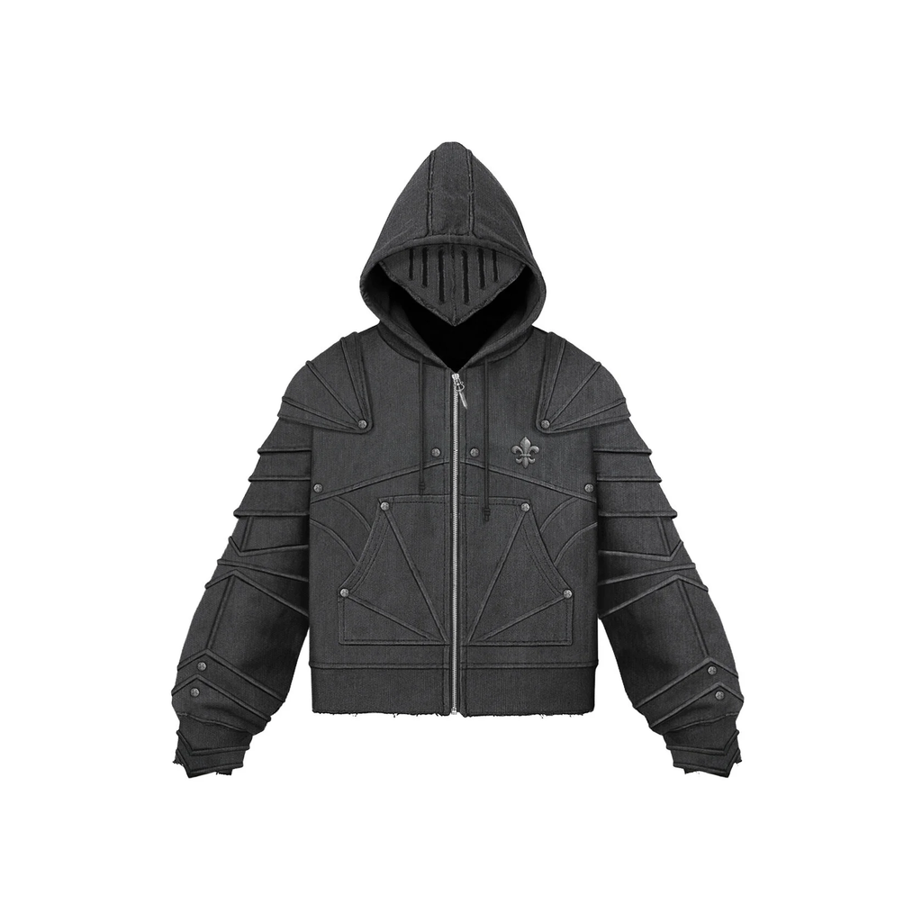 SILVER OSIRIS ZIP HOODIE