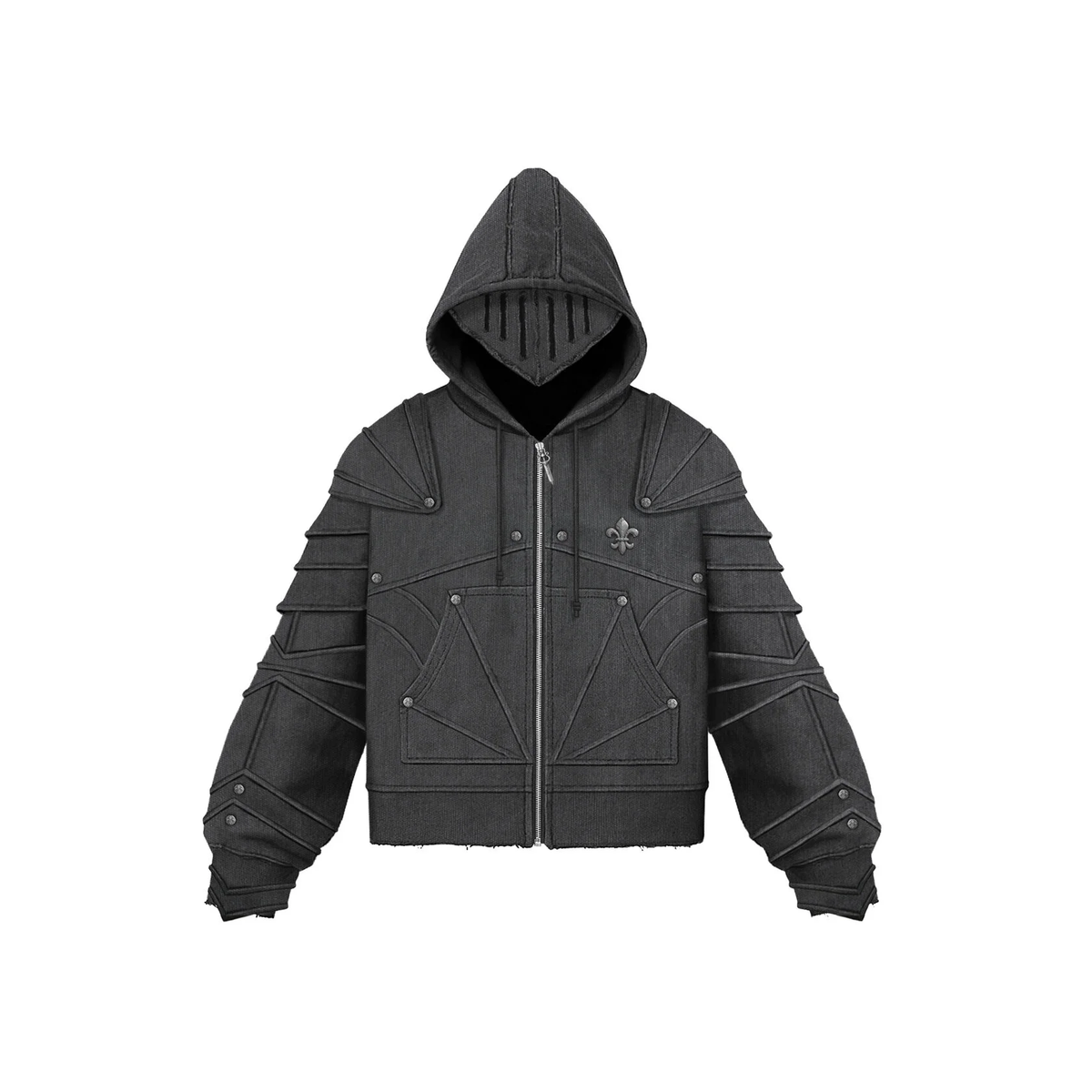 SILVER OSIRIS ZIP HOODIE