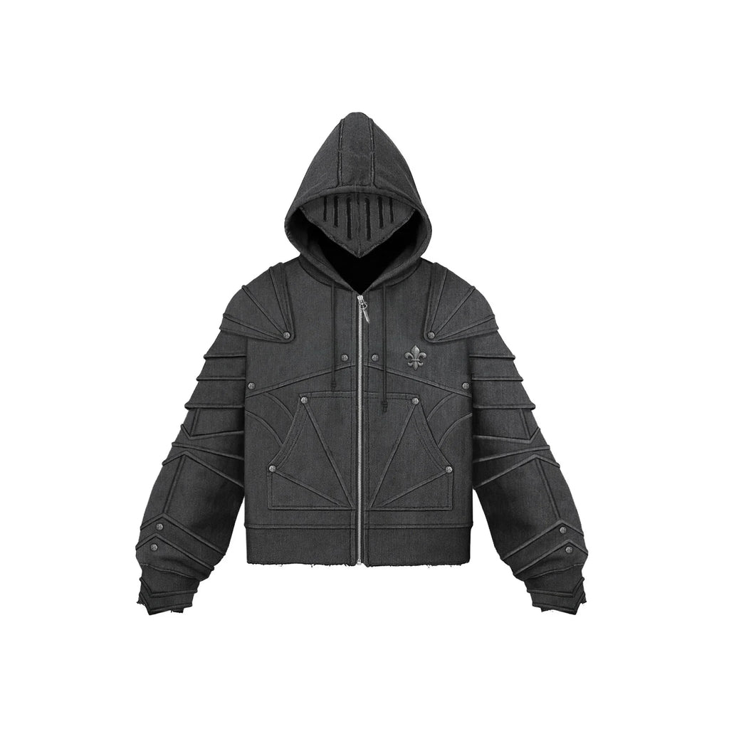 SILVER OSIRIS ZIP HOODIE