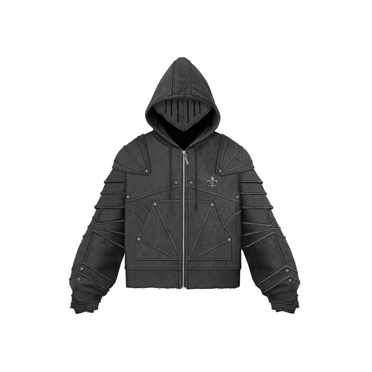SILVER OSIRIS ZIP HOODIE
