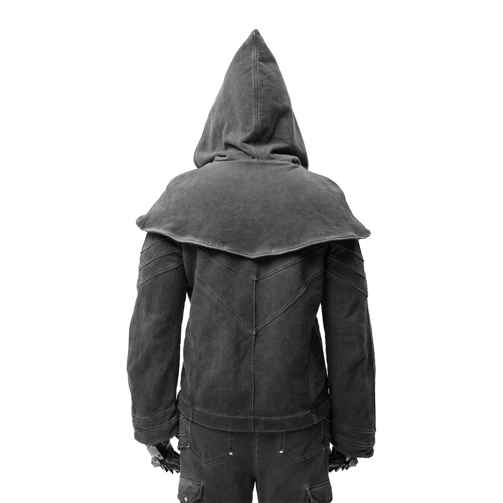 SILVER WIZARD ZIP HOODIE