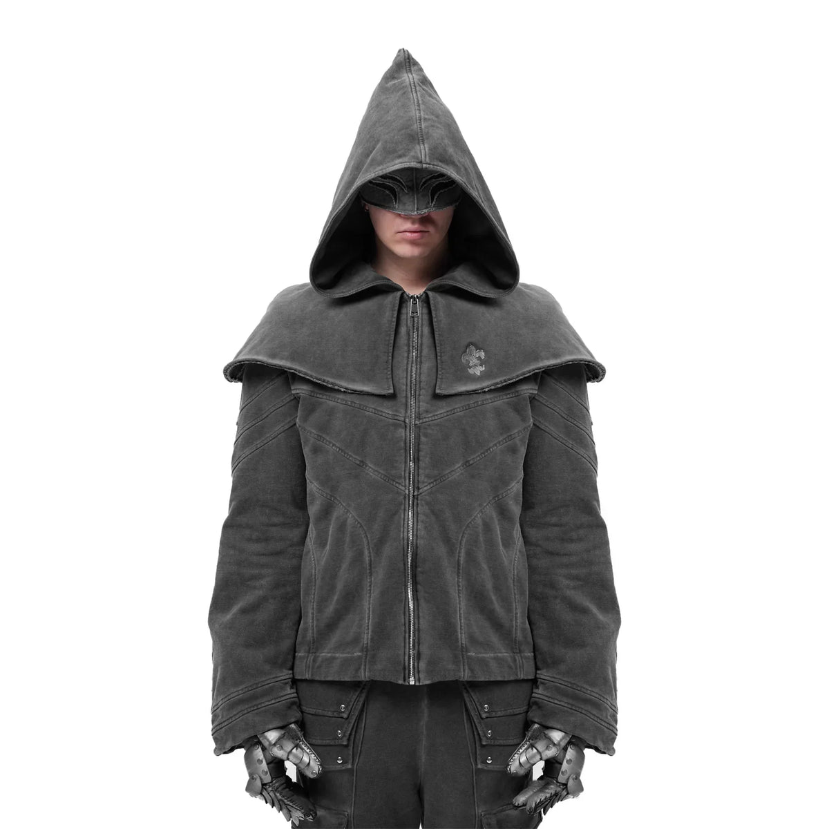 SILVER WIZARD ZIP HOODIE