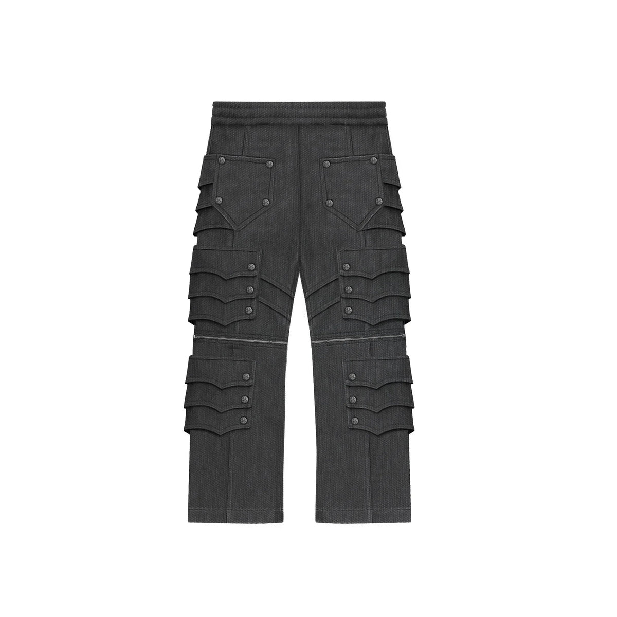 SILVER CARGO PANTS
