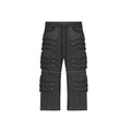 SILVER CARGO PANTS