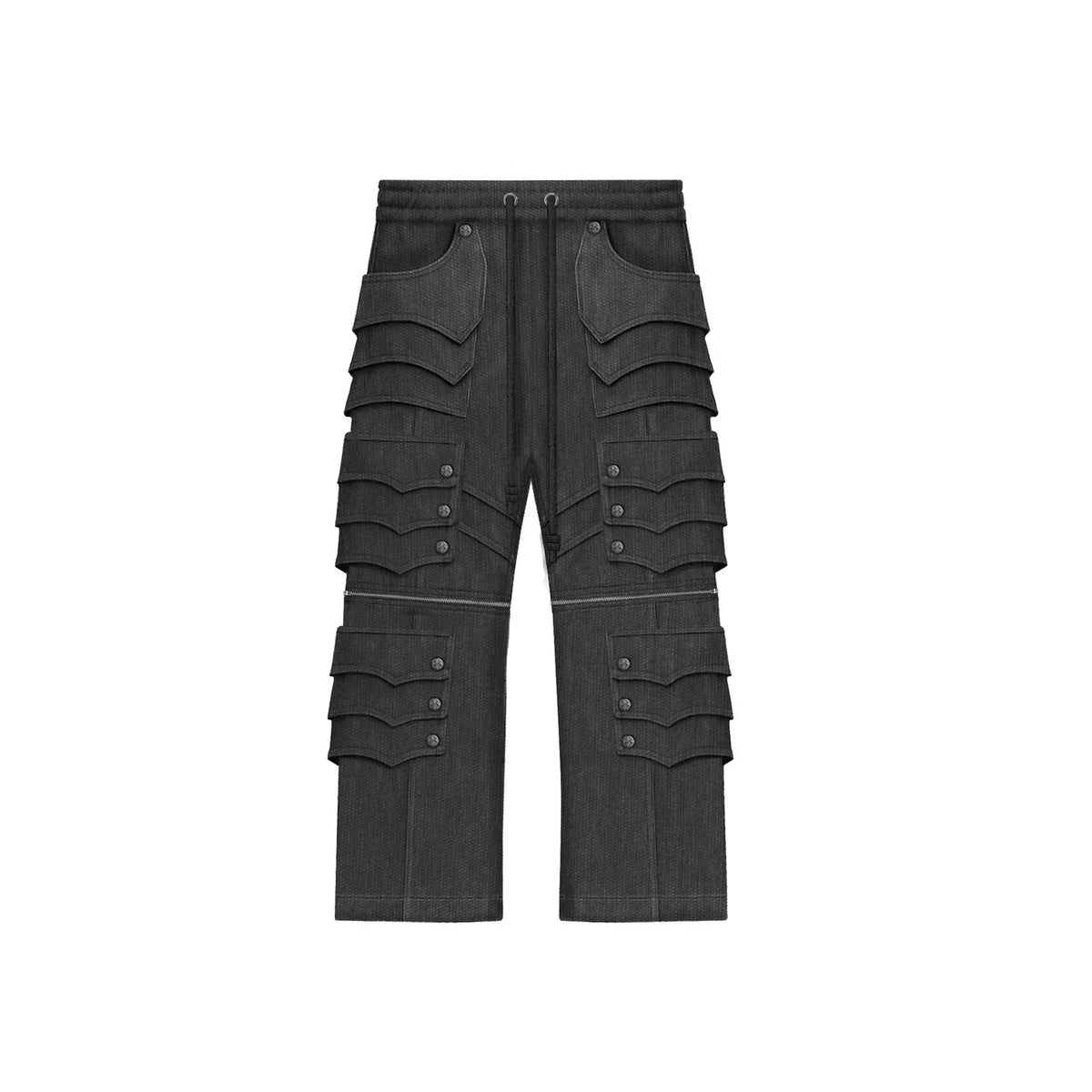 SILVER CARGO PANTS