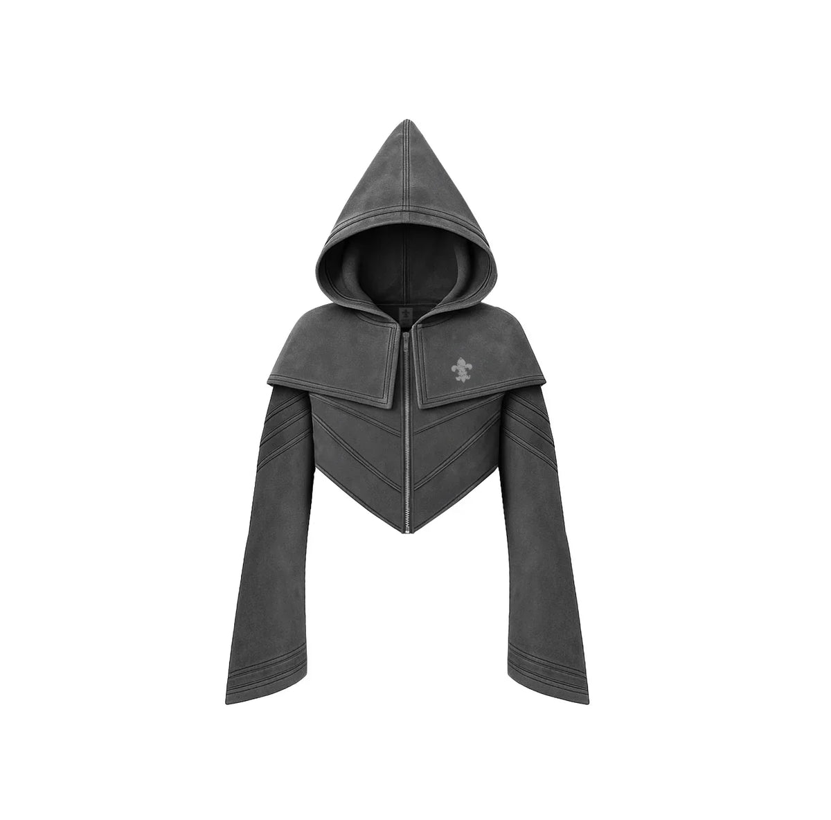 SILVER WITCH ZIP HOODIE